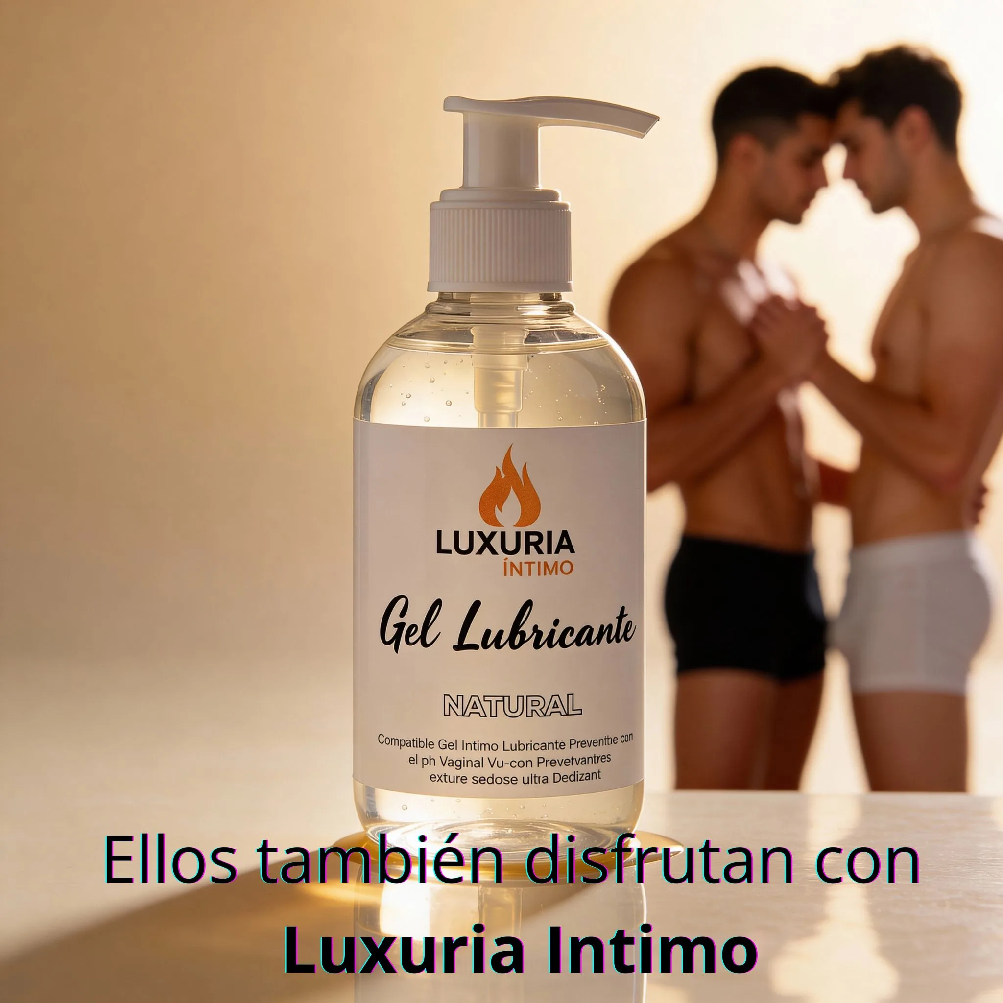 Gel Lubricante Luxuria Sabor Natural - 130cc: imagen 5