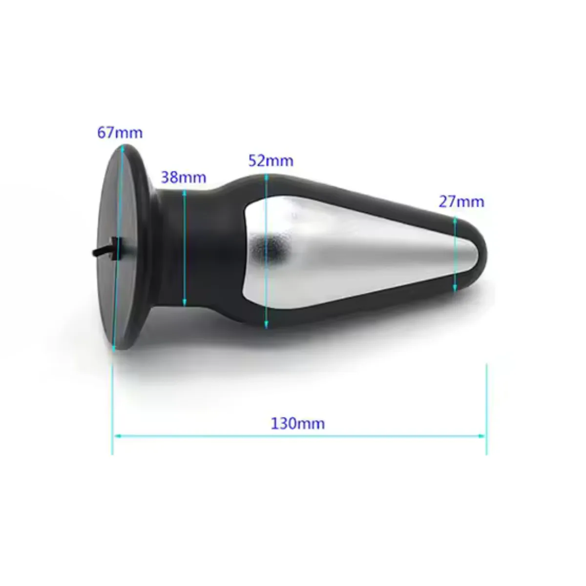Electro Estimulador Anal con plug Grande - Imagen 2