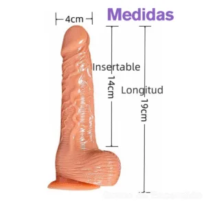 Consolador Pene vibrador con movimiento (Sube-Baja): imagen 4