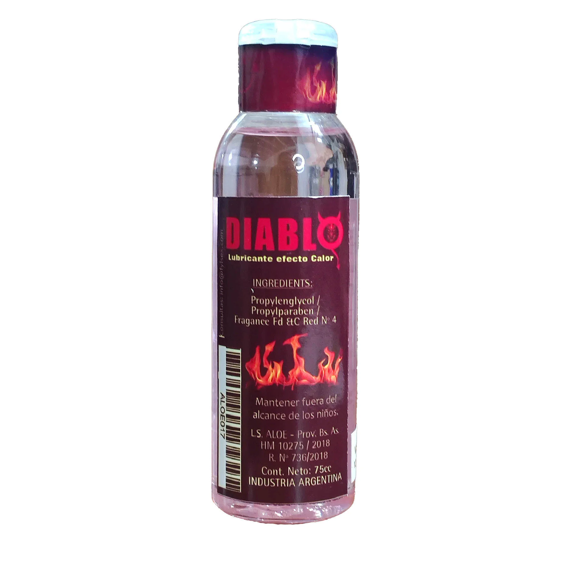 Lubricante Efecto Calor "Diablo" Masajes - FYL - Imagen 2
