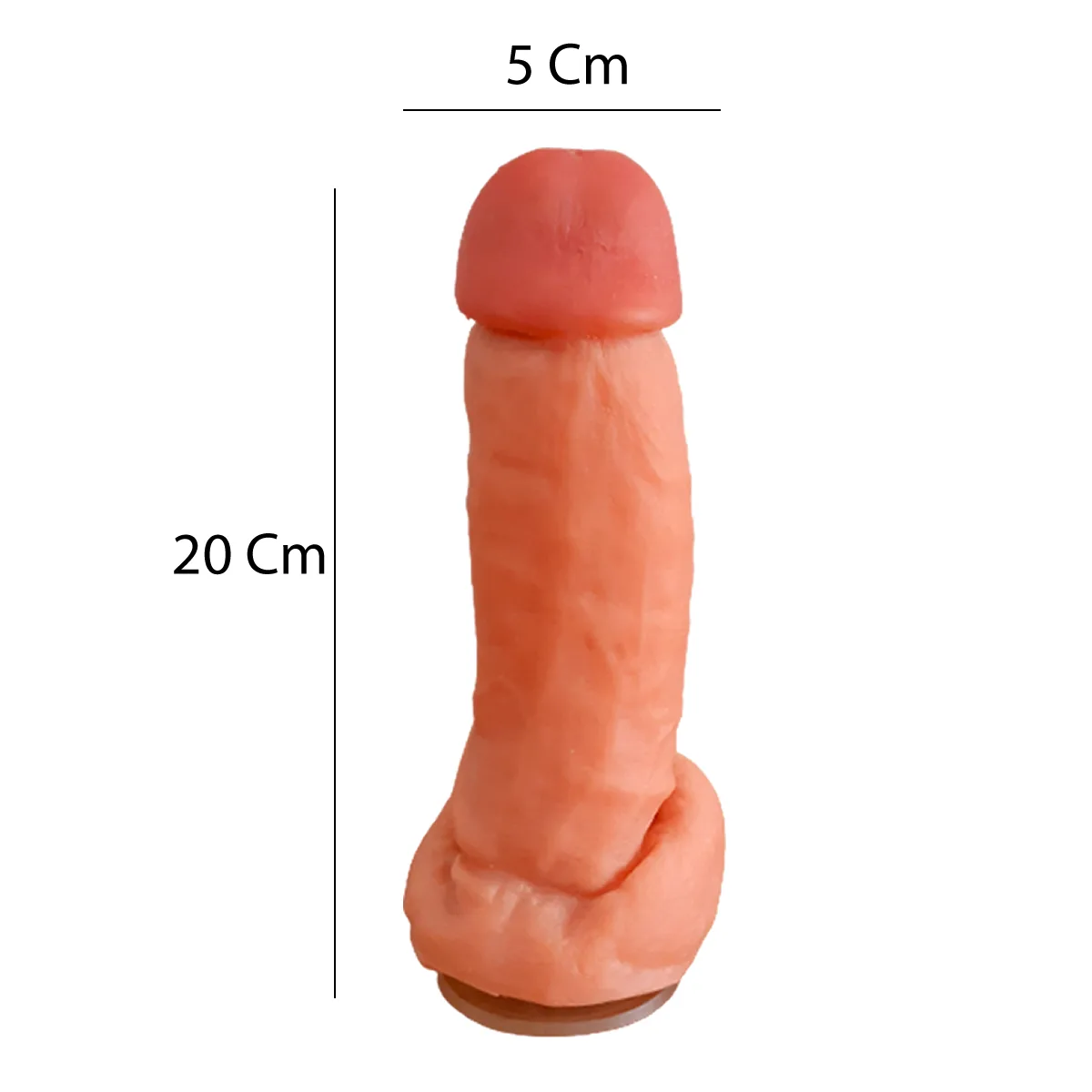 Consolador Realista Kong 20x5 con Ventosa - Imagen 2