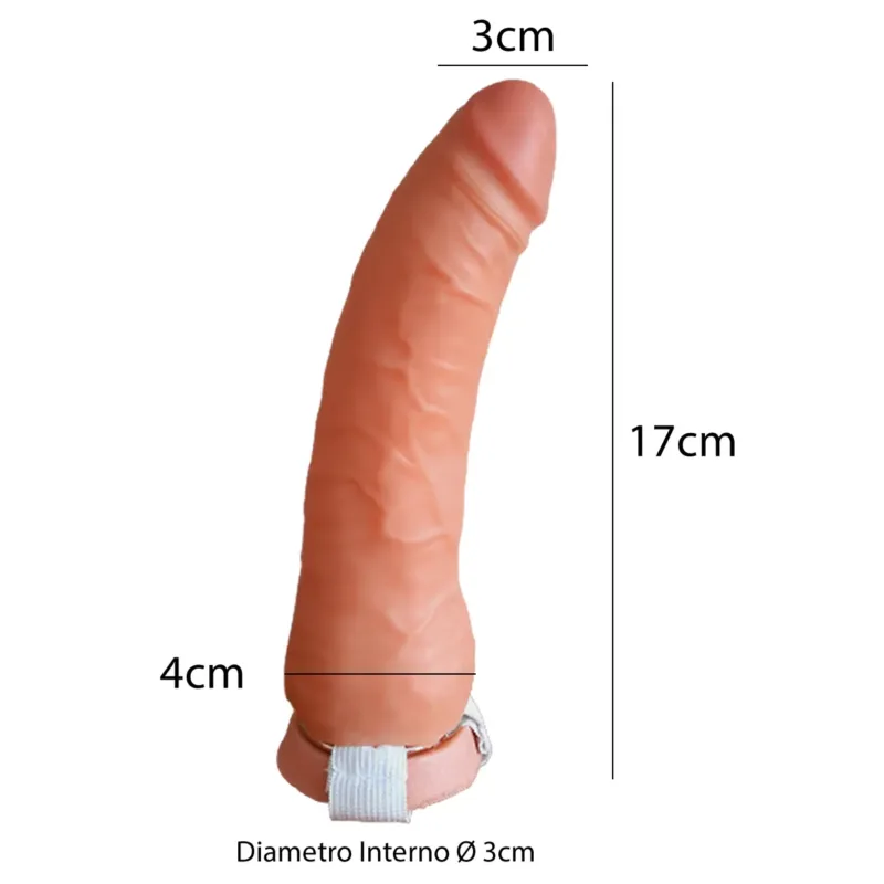 Protesis Peneana Semirigida Pellizcable Mod 3 (17x3cm)