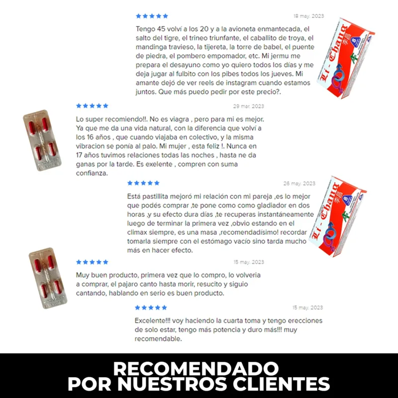 Li Chang 80 Capsulas (10x8) - Vigor Masculino