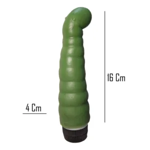 Consolador Vibrador Dino Lino 16x4