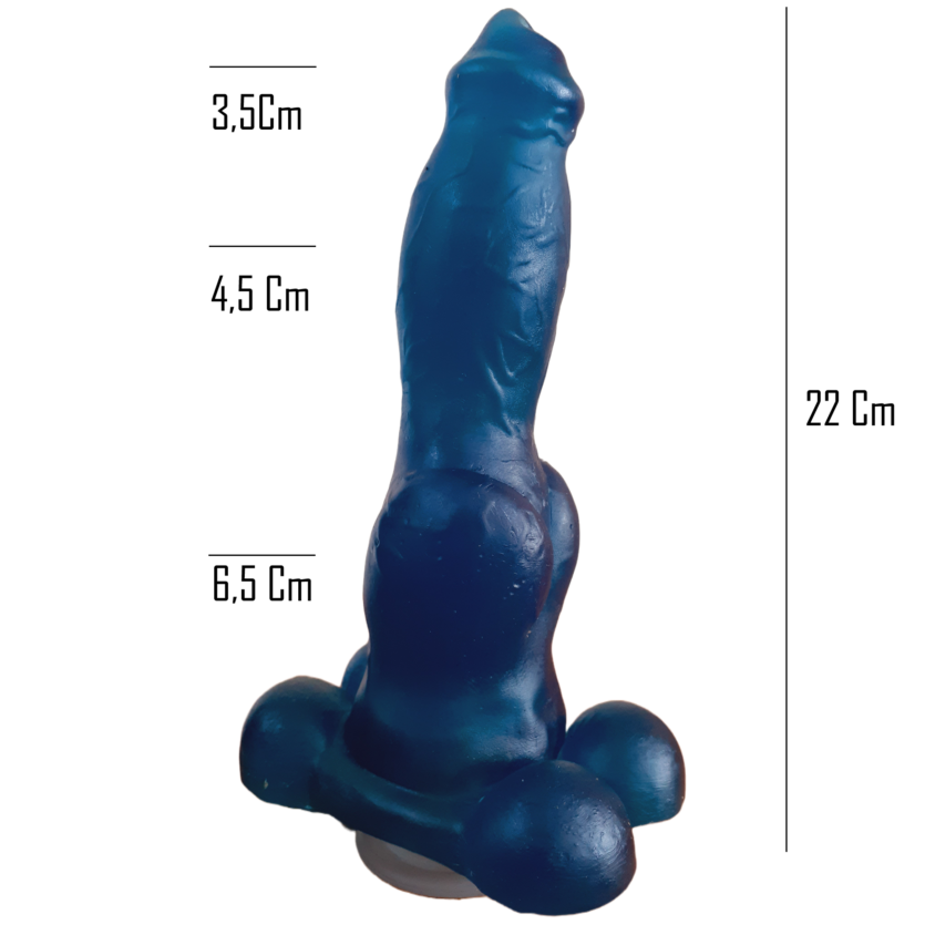 Consolador Pene Silicona Perro Lobo