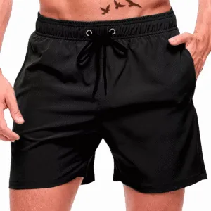 Short De Baño Bolsillo con Cierre y suspensor