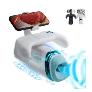 Masturbador Masculino con Vibración y Movimiento tipo Joystick para Celular: imagen 2