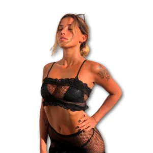 Conjunto de Red Pollera y Bando