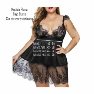 Camisolin Baby Doll de Puntilla (AL203) Talle 100 al 120: imagen 4