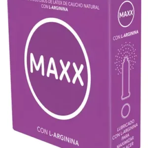 Maxx con L-arginina – Caja x3 – Preservativos